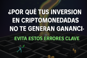 ¿POR QUÉ TUS INVERSIONES EN CRIPTOMONEDAS NO TE GENERAN GANANCIAS? EVITA ESTOS ERRORES CLAVE