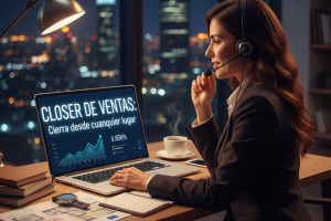 CLOSER DE VENTAS: QUÉ ES, CUÁNTO GANA Y CÓMO EMPEZAR SIN EXPERIENCIA