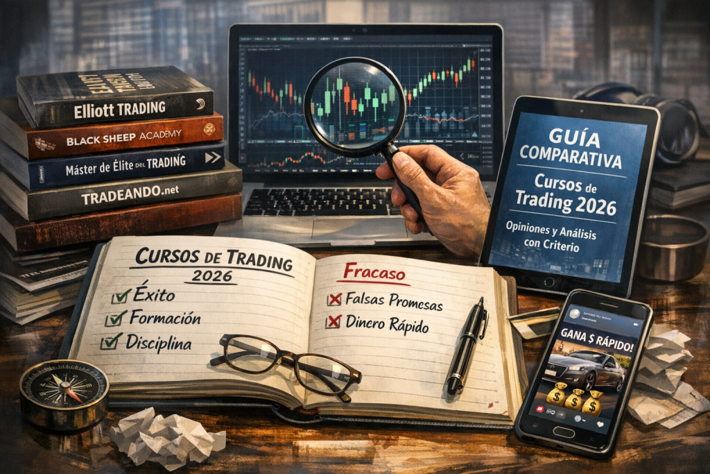 COMPARATIVA CURSOS DE TRADING
TRADEANDO NET
BLACK SHEEP
ELLIOT TRADERS
MASTER DE ELITE DEL TRADING