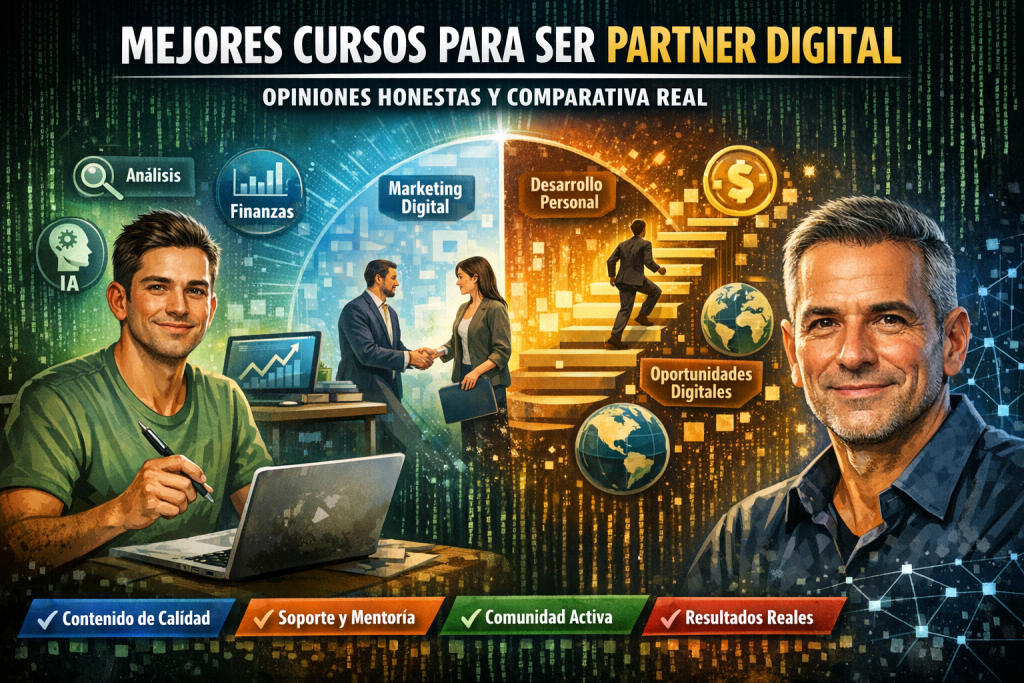 Mejores cursos para ser partner digital 