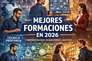 MEJORES FORMACIONES DE INTELIGENCIA ARTIFICIAL EN 2026: COMPARATIVA REAL SEGÚN PERFIL Y OBJETIVO