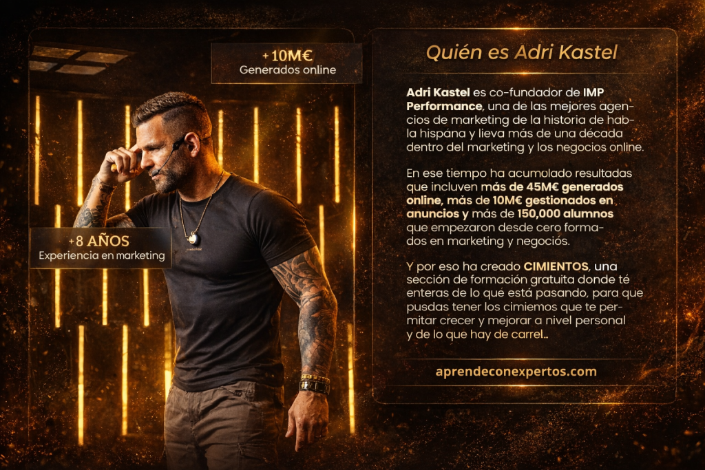 quien es adri kastel?? cimientos empresariales, es una estafa??