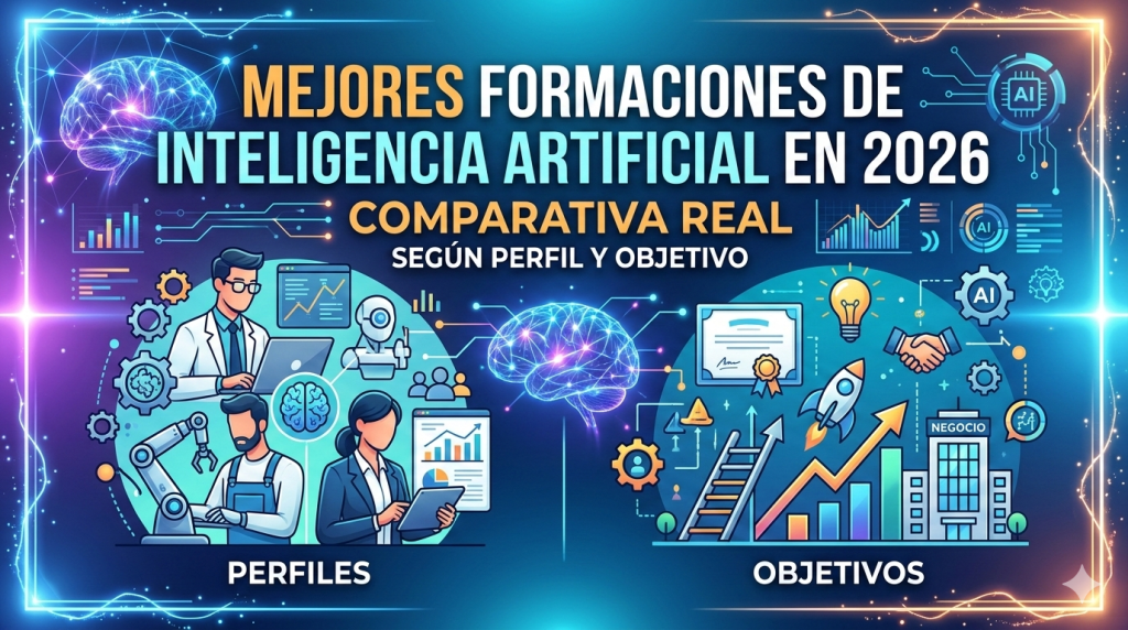 Comparativa mejores formacionde de IA en 2026