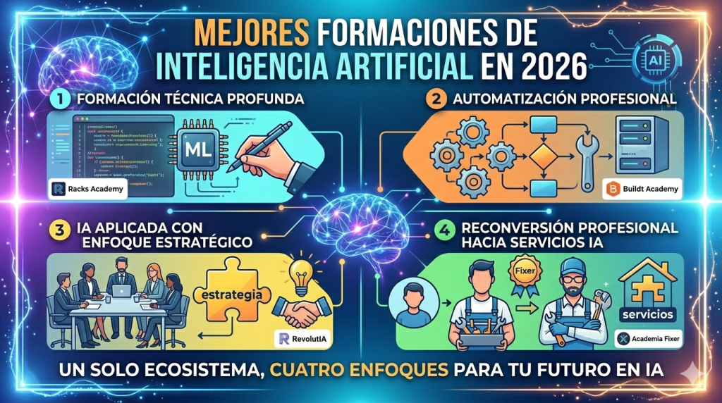 mejores formaciones de inteligencia artificial en 2026